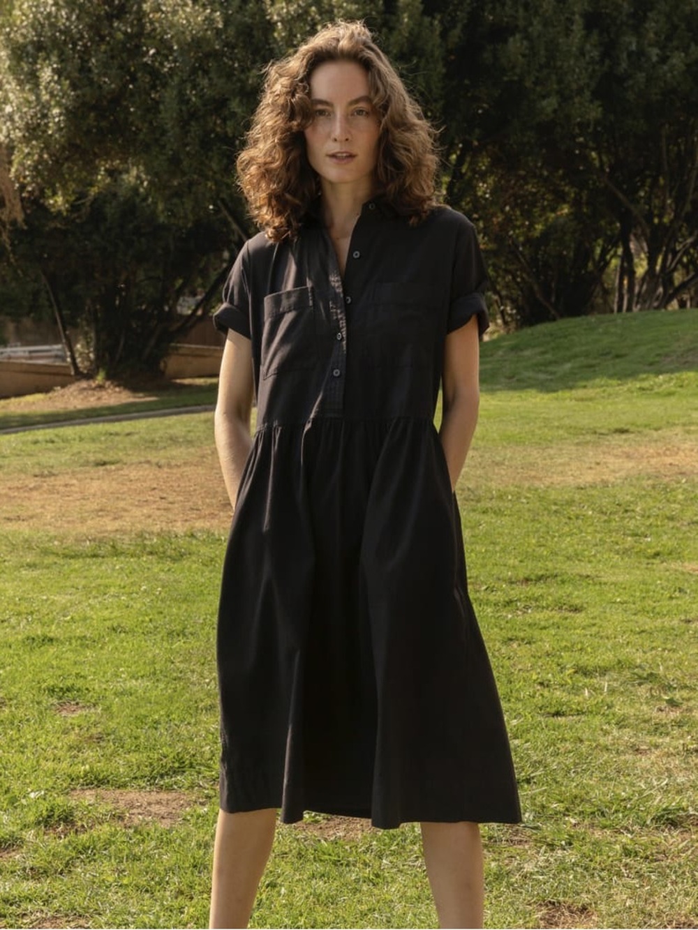 Everlane Parklet Cotton Dress - Size Small